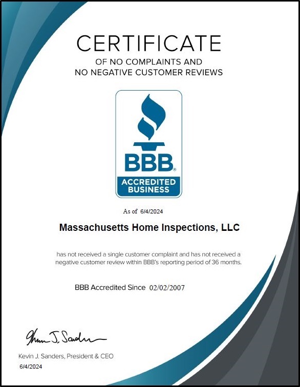 BBB no complaints