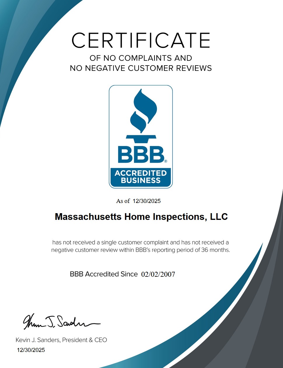 2026 bbb no complaints