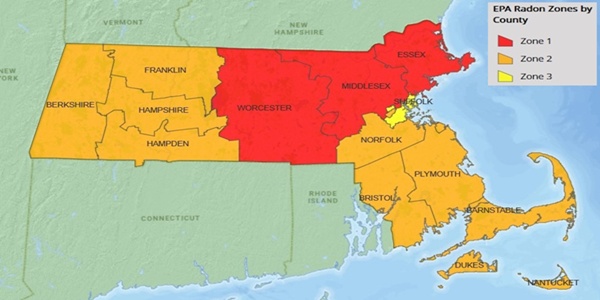 massachusetts radon map