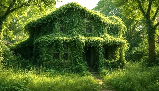 vegetation around home